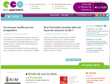 Tablet Screenshot of eco-quartiers.fr